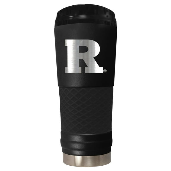 Black Rutgers Scarlet Knights Stealth Matte 24oz Tumbler