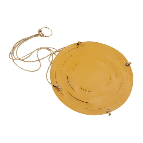 Macetero colgante de cuero sintético moderno para plantas Amarillo