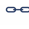 thumbnail image 2 of Greenfield 2115-R 1/4" x 4' Anchor Lead Chain Royal Blue, 2 of 2