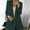 Dark Green, variant on Elegant Women's Open Front Collarless Long Sleeve Business Suit Jacket for Outdoor Casual Wear