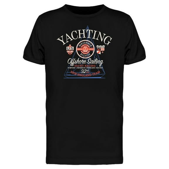Yachting Offshore Sailing T-Shirt Men -Image by Shutterstock, Male 4X-Large