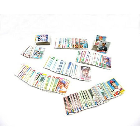 - Baseball Card Collector Box With (500) 1980-1985 Topps Baseball Cards