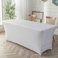 thumbnail image 2 of CozyBox Stretchy Spandex Table Cover for Folding Picnic Table (4ft,6ft,8ft), 2 of 5