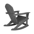 thumbnail image 6 of GARDEN Outdoor Adirondack Rocking Chairs for Patio (Set of 4), Gray, 6 of 7