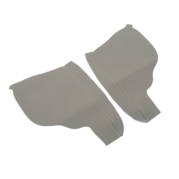 Funda de cuero de microfibra para reposabrazos de panel de puerta, 1 par Funda para reposabrazos de panel de puerta delantera Funda para reposabrazos de panel de puerta delantera Artesanía superior