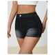 thumbnail image 5 of Pantalones cortos de mezclilla BEAUDRM de cintura alta y pierna recta para mujer, 5 of 5