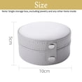 thumbnail image 2 of Jewelry Box Small Travel Jewelry Organizer Storage, Portable Display Case, Jewelry Holder for Women Girls, Necklace Earring Rings Accessories, Mother's Day Birthday Gift, 2 of 5