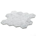 thumbnail image 3 of 10 pack Carrara Hexagon 10.25 in. x 9 in. Honed Metal Peel and Stick Tile for Kitchen and Bathroom (6.41 sq. ft./ Case), 3 of 4