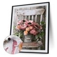 thumbnail image 3 of Dibujo flor en silla pintura al óleo por números Kit cuadro sin marco decoración de pared FLhrweasw Nuevo, 3 of 9