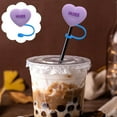 thumbnail image 4 of Product Category Straw Cap for Straw Silicone Cute Cartoon Decoration - Valentine’s Day Edition for Straw Accessories, 4 of 9