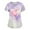 54# Light Purple, variant on Womens Heart Printed Animals Nurse Uniforms Scrub Tops for Women, Short Sleeve V Neck Scrub Shirt with Pockets Khaki XL