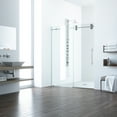 thumbnail image 5 of VIGO Elan 44 to 48 in. W x 74 in. H Sliding Frameless Shower Door in Chrome with 3/8 in. (10mm) Clear Glass, 5 of 15