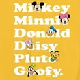 thumbnail image 3 of Mickey & Friends - Mickey Friends Character List - Toddler And Youth Short Sleeve Graphic T-Shirt, 3 of 5