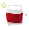 thumbnail image 2 of Termo Hielera Nevera Personal 4.5L Rojo ESTRA Termo Personal 4.5 Lts, 2 of 2