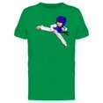 thumbnail image 1 of Blue Uniform Taekwondo Cartoon Tee Men's -Image by Shutterstock, 1 of 2
