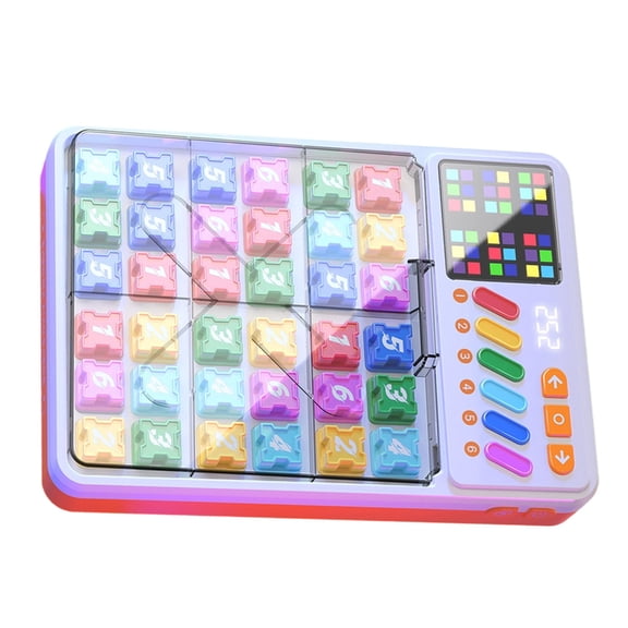 Interactive Electronic Game For Portable Training Puzzle Ages 6-12