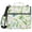 Plumeria Monstera Leaves, variant on Haosy 3 Ring Zipper Binder with Shoulder Strap Waterproof Trapper Keeper 2 Inch D-Ring 500 Sheets Capacity, Pastel Sky Palm Tree