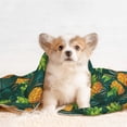 thumbnail image 4 of Yiaed Pineapples with Palm Leaves Print Dog Blankets-Cat Blanket Washable for Couch Protection,Puppy Blanket, Soft Plush Reversible Throw Furniture Protector-Small, 4 of 8