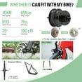 thumbnail image 3 of Bafang Ebike Conversion Kit 48V750W29" Rear Wheel Cassette Hub Motor Electric Bike Accessories with 48V Ebike Battery（Display Optional）, 3 of 8