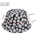 thumbnail image 5 of Sombrero de cubo Sombrero de algodón para el sol, sombrero de pescador de verano Sombrero de cubo Sombrero de protección UV plegable de ala redonda Sincero Electrónica, 5 of 5