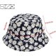 thumbnail image 5 of Sombrero de cubo Sombrero de algodón para el sol, Sombrero de pescador de verano Sombrero de cubo Sombrero de protección anti-UV plegable con ala redondeada, 5 of 5