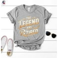 thumbnail image 2 of The Legend Has Retired Shirt, Funny Retirement Gifts, Retirement Shirts For Men,Retired 2025 Tee, 2 of 2