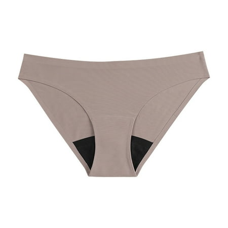 IROINNID Hipster Underwear For Women At Hip Sexy Seamless Silk Quick-drying Elastic Briefs Solid Color Breathable Panties