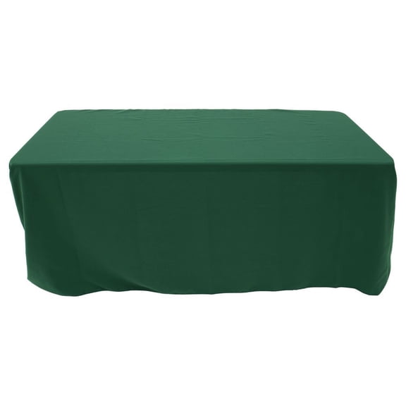 HUBERT® Tablecloth Hunter Green Rectangular Hunter Spun Polyester - 60" W x 120" L