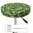 thumbnail image 4 of Bingfone 12 Inch Padded Round Bar Stool Cover Cushion With Elastic Fabric Round Chair Seat - Crayfish Army, 4 of 7