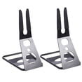 thumbnail image 4 of DEEPCRAFF 2Pcs Mountain Bike Parking Rack Black Metal Stand for 20-28 Inch Bikes Rust Proof Finish, 4 of 7