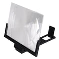 thumbnail image 2 of 8-14 inches Phone Screen Magnifier 3D Video Amplifier Pulling Type Magnifier Folding Rack for Home Office Black, 2 of 8