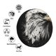 thumbnail image 4 of Fotbe Ink Style Bald Eagle Funda de Llanta de Repuesto con Estampado, Engrosada, Ajuste Universal para Jeep, Remolque, RV, SUV, Camión-14 inch, 4 of 6