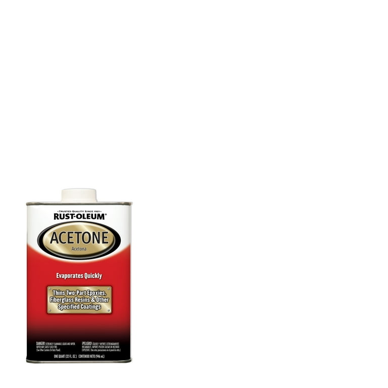 O.ha.na  4 Pack, Rust-Oleum Automotive Acetone-248667, Quart - Walmart.com