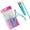 blue, variant on 1. 3PC Surgical Steel Cuticle Tools , Grips for Home Salon Travel Care