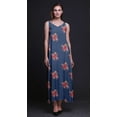 thumbnail image 3 of Bimba Robe Longue Maxi Imprimée à Bretelles Spaghetti Ajustables en Rayonne Florale pour Femmes Boho-TTTG, 3 of 5