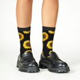 thumbnail image 4 of Fuzoiu Sunflower (2) Print Kids Socks For Boys Girls,Grip Crew Socks with Non Slip,Lightweight Stretch Crew Socks,Toddlers Crew Boot Socks, 4 of 5