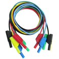 thumbnail image 3 of 10x Banana A Banana Cable De Prueba De Silicona Para Multímetro Componentes Electrónicos Ensayo Eléctrico Sunnimix Cable de prueba de conector banana, 3 of 8