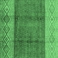 thumbnail image 1 of Ahgly Company Indoor Square Abstract Emerald Green Modern Area Rugs, 5' Square, 1 of 4