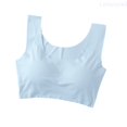 thumbnail image 2 of Lixiuxyad Sports Bras for Women Seamless Wire Sports Bra For Supportive Non Padded Yoga Bralette Comfortable Lightweight Workout Tank Top With Breathable Fabric,Blue, 2 of 7