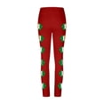 thumbnail image 6 of Irish Flag Shamrock Print High Waisted Trousers for Women Stretchy Leggings Tummy Control Compression Bottoms St. Patrick's Day Outfits, 6 of 6