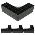 thumbnail image 4 of LOLIPPYY 4pcs Plastic Furniture Legs L-shaped Sofa Couch Legs Bed Replacement Legs, 4 of 7