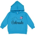 thumbnail image 2 of Inktastic Butterfly Colorado Toddler Hoodie, 2 of 4