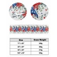 thumbnail image 6 of Xipuska 4th of July Bed Runners for Cal King Size Bed, Decorative Bed Throws for Foot of Bed, Blue Red Stars Independence Day Watercolor Bed Runner Sofa Throw Bedding Scarf Slipcover for Bedroom, 6 of 6