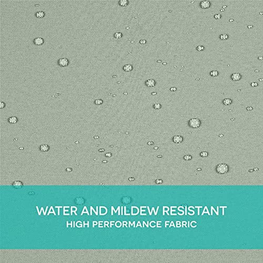 Exclusive Home Curtains Indoor/Outdoor Solid Cabana Tab Top Curtain Panel Pair, 54x108, Seafoam