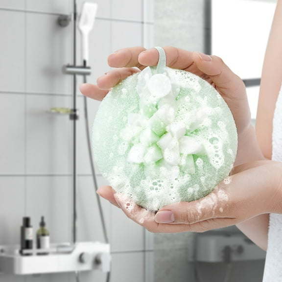 Tupukom Loofah for Women Bath Accessories Soft Shower Sponge Set Extra Large Mesh Pouf Scrubber for Men and Women Exfoliate,Wash Sponge,Cleanse,Soothe Skin