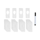 thumbnail image 5 of 28 divisores de armario para ropa, divisores de estantes de armario, perchas de ropa Blanco, 5 of 9