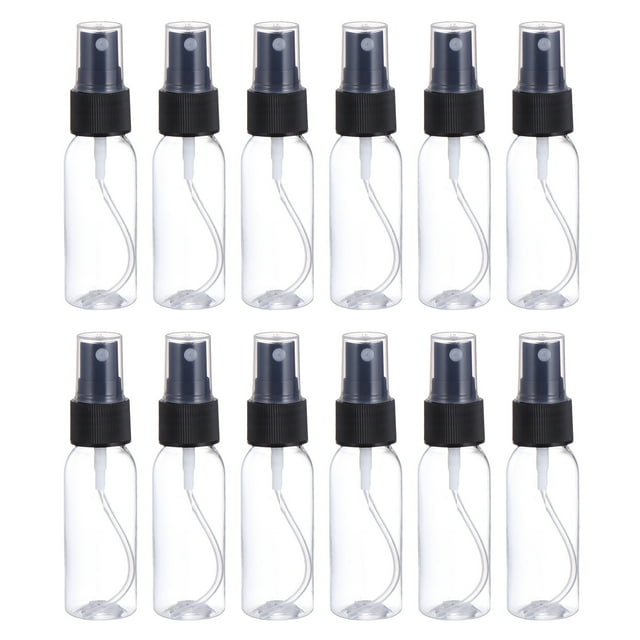 EeaseCA 12pcs 30ml Plastic Spray Bottle Empty Fine Mist Atomizer Perfume Sprayer