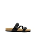 thumbnail image 2 of Sandalia DREAM PAIRS DWUMSS2547 Negra con Hebilla Ajustable y Suela Plana, 2 of 8