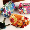 thumbnail image 4 of Xinyolin Vintage Floral Print Kiss Clasp Women Mini Pouch Money Bag Wallet Coin Purse, 4 of 7