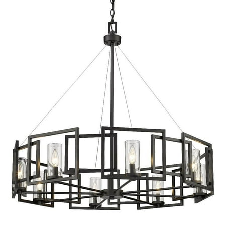 

5 Light Chandelier-Matte Black Finish Bailey Street Home 170-Bel-4362093